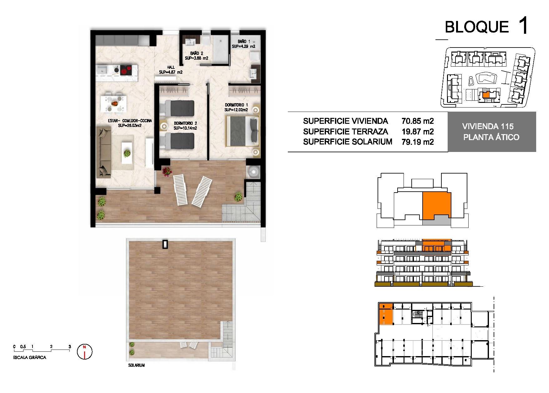 Penthouse for sale in Orihuela Costa