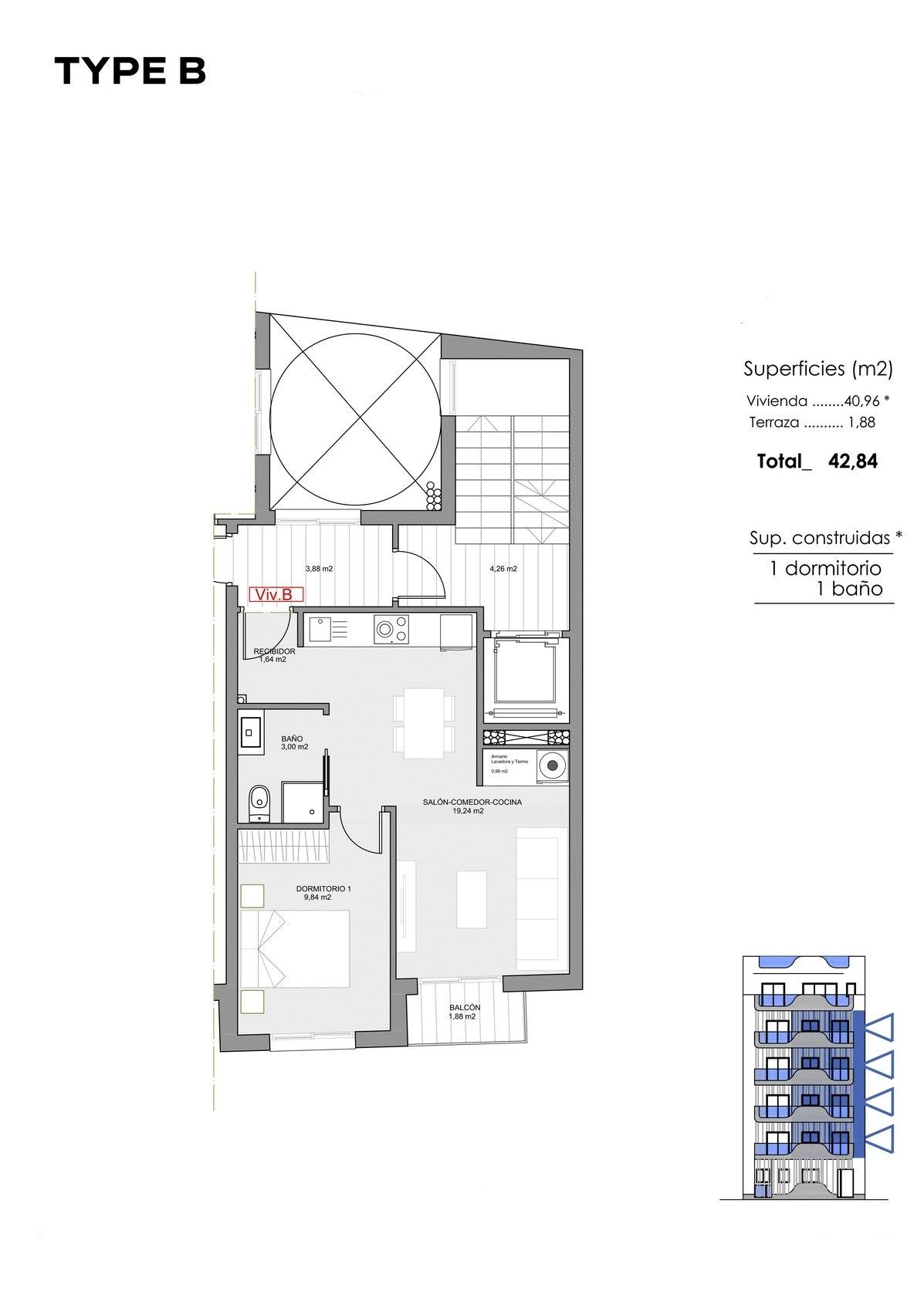 Apartamento en venta en Torrevieja