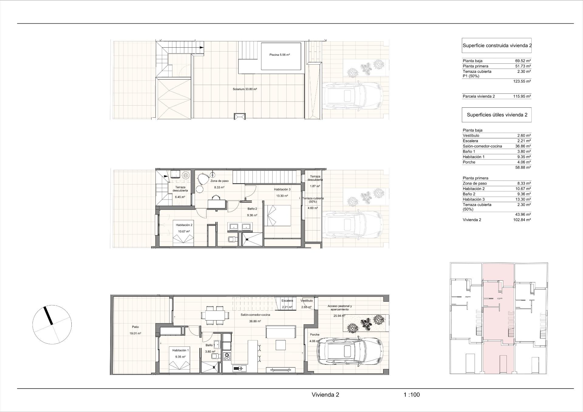 Casa en venta en Pilar de la Horadada