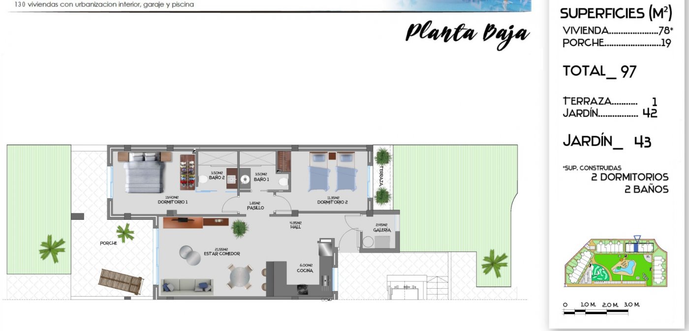 Apartmán v prodeji in Guardamar del Segura