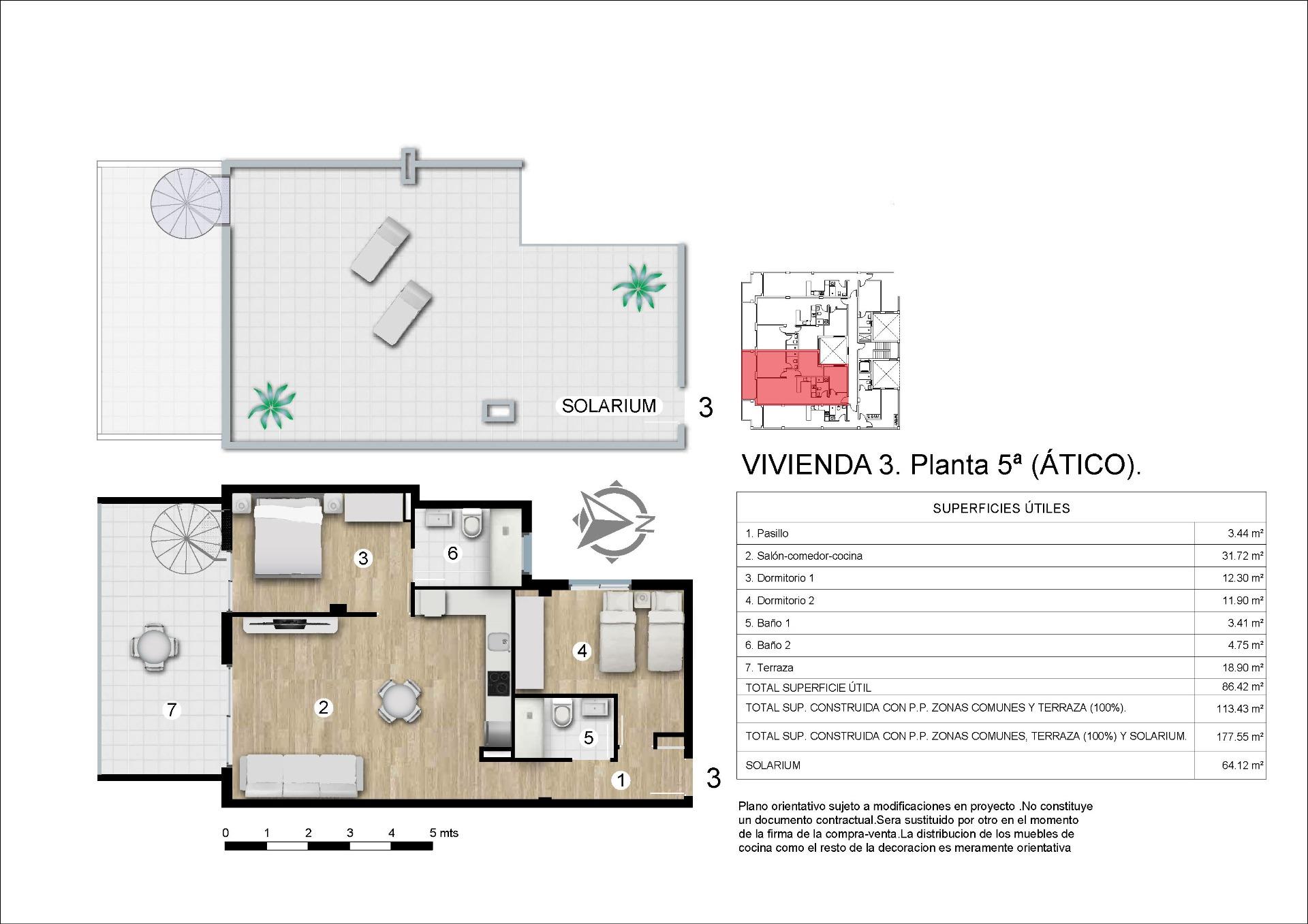 Penthouse zum verkauf in Torrevieja