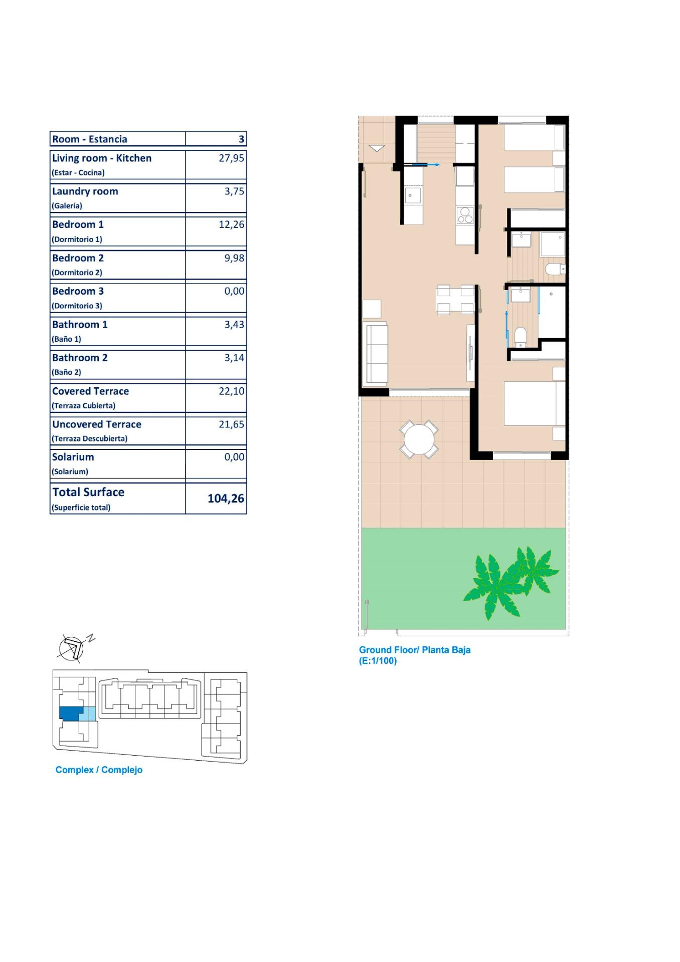 Bungalow en vente à Pilar de la Horadada