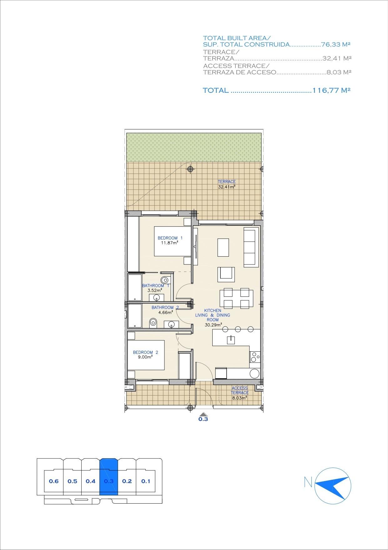 Apartmán v prodeji in Los Alcázares