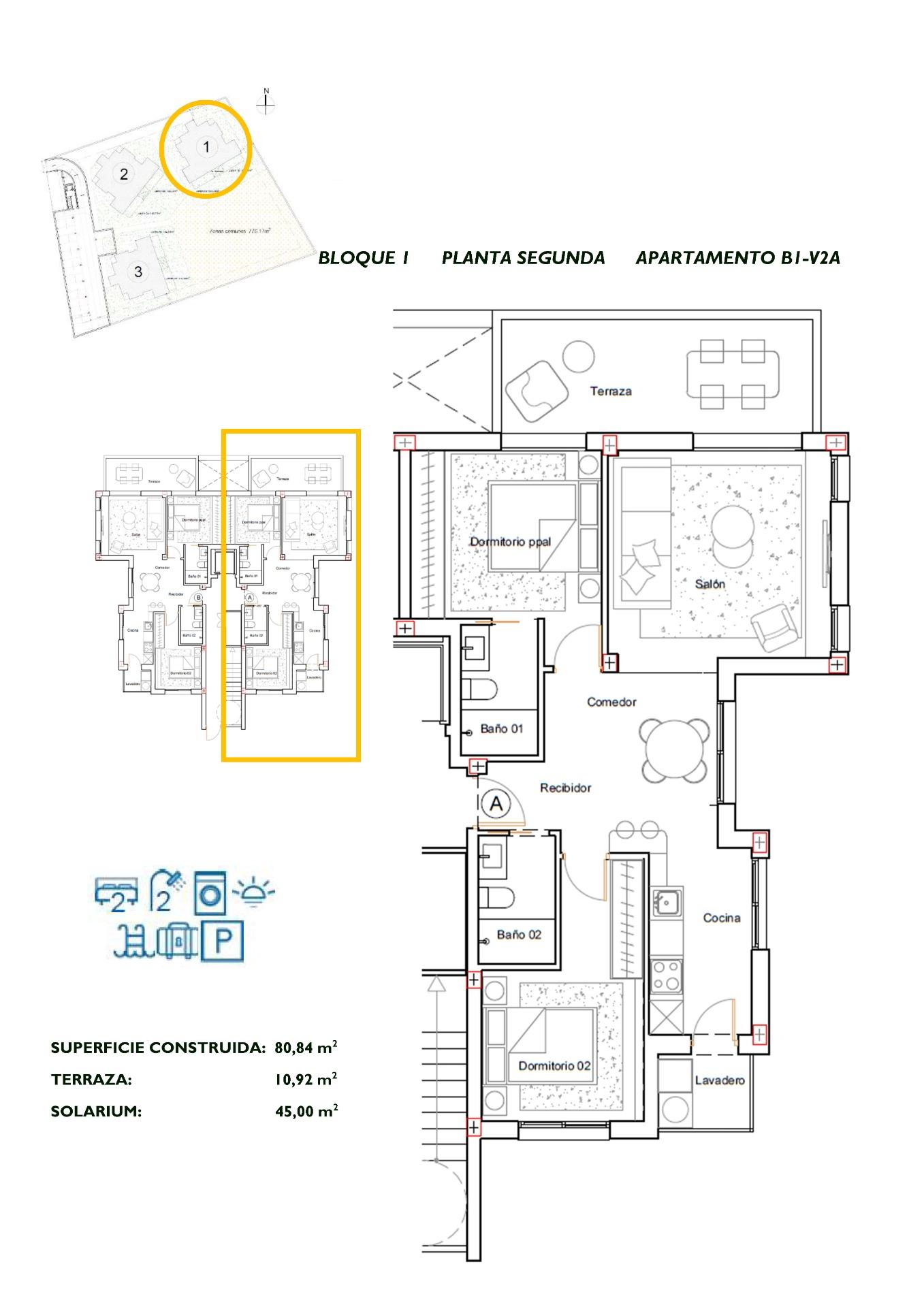 Penthouse til salg i Los Alcázares