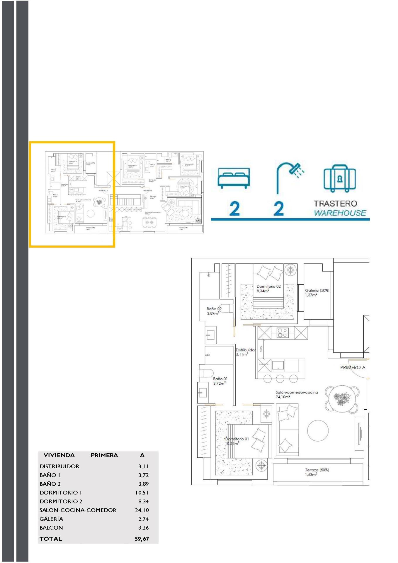 Apartamento en venta en San Javier