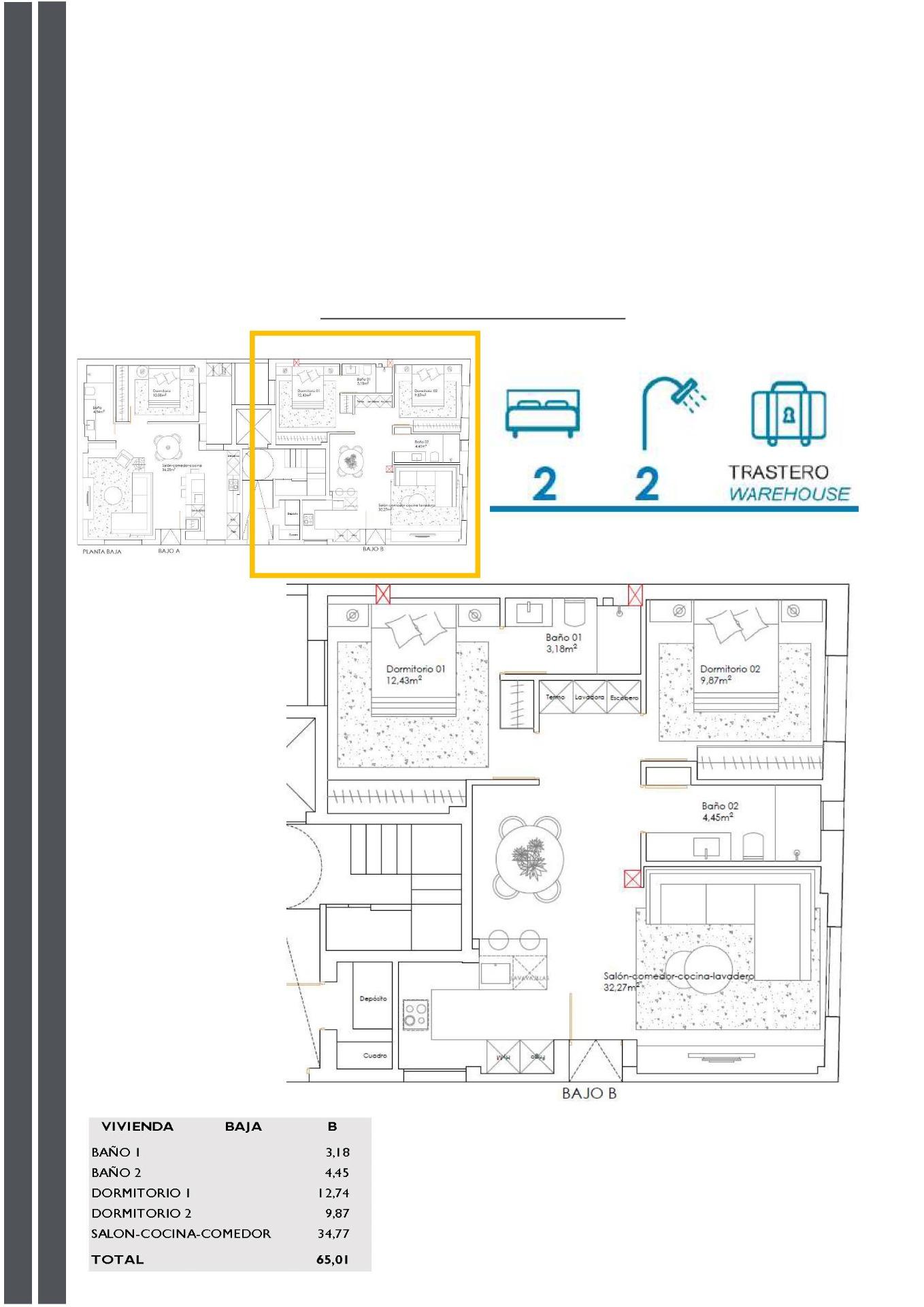 Apartamento en venta en San Javier