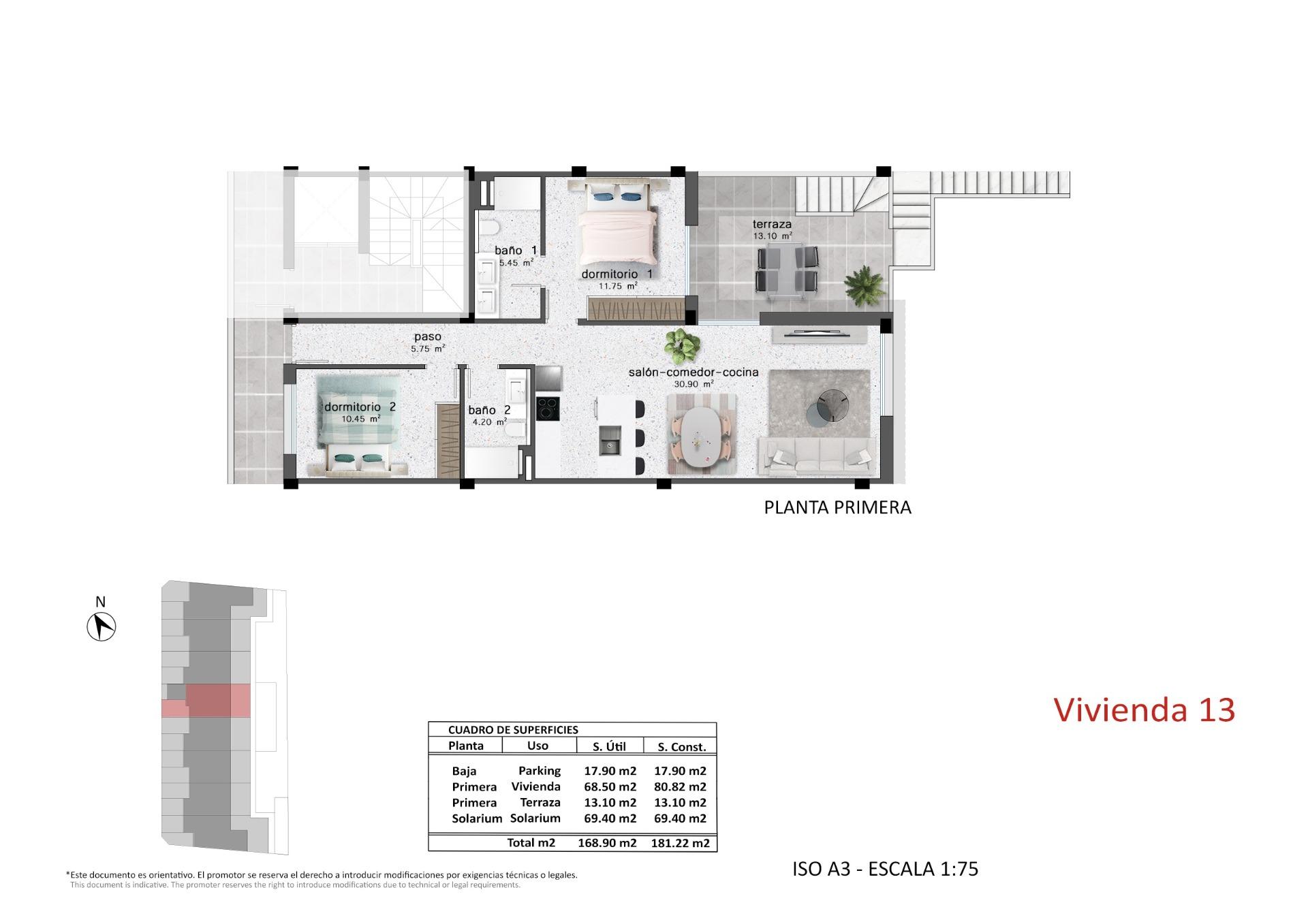 Bungalow en vente à Pilar de la Horadada