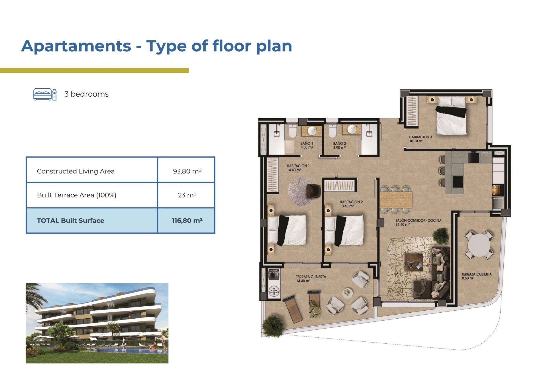 Apartmán v prodeji in Orihuela Costa