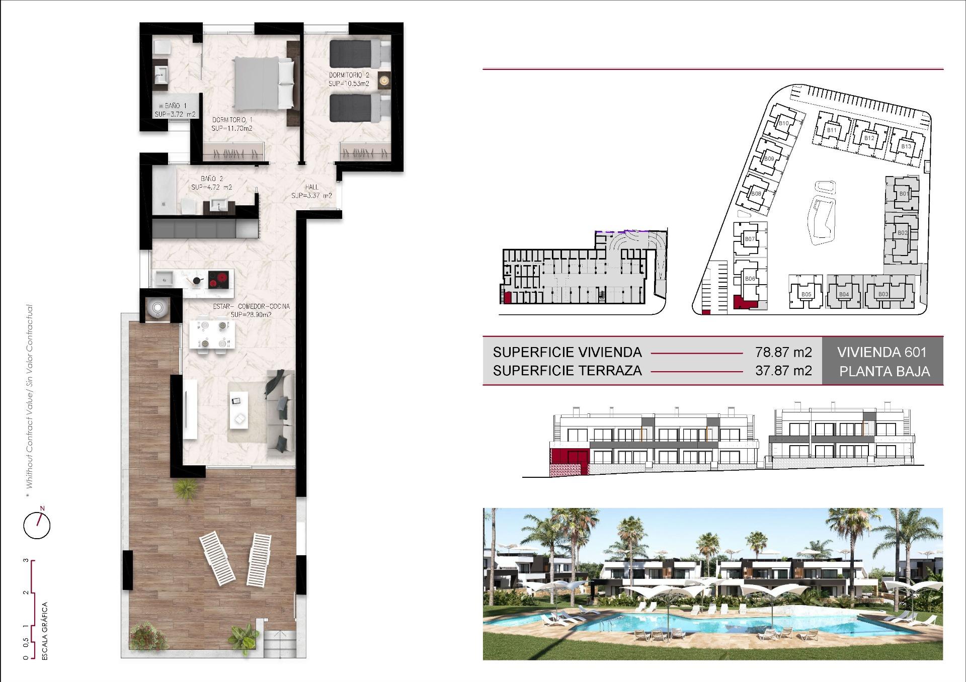 Bungalow en vente à Ciudad Quesada