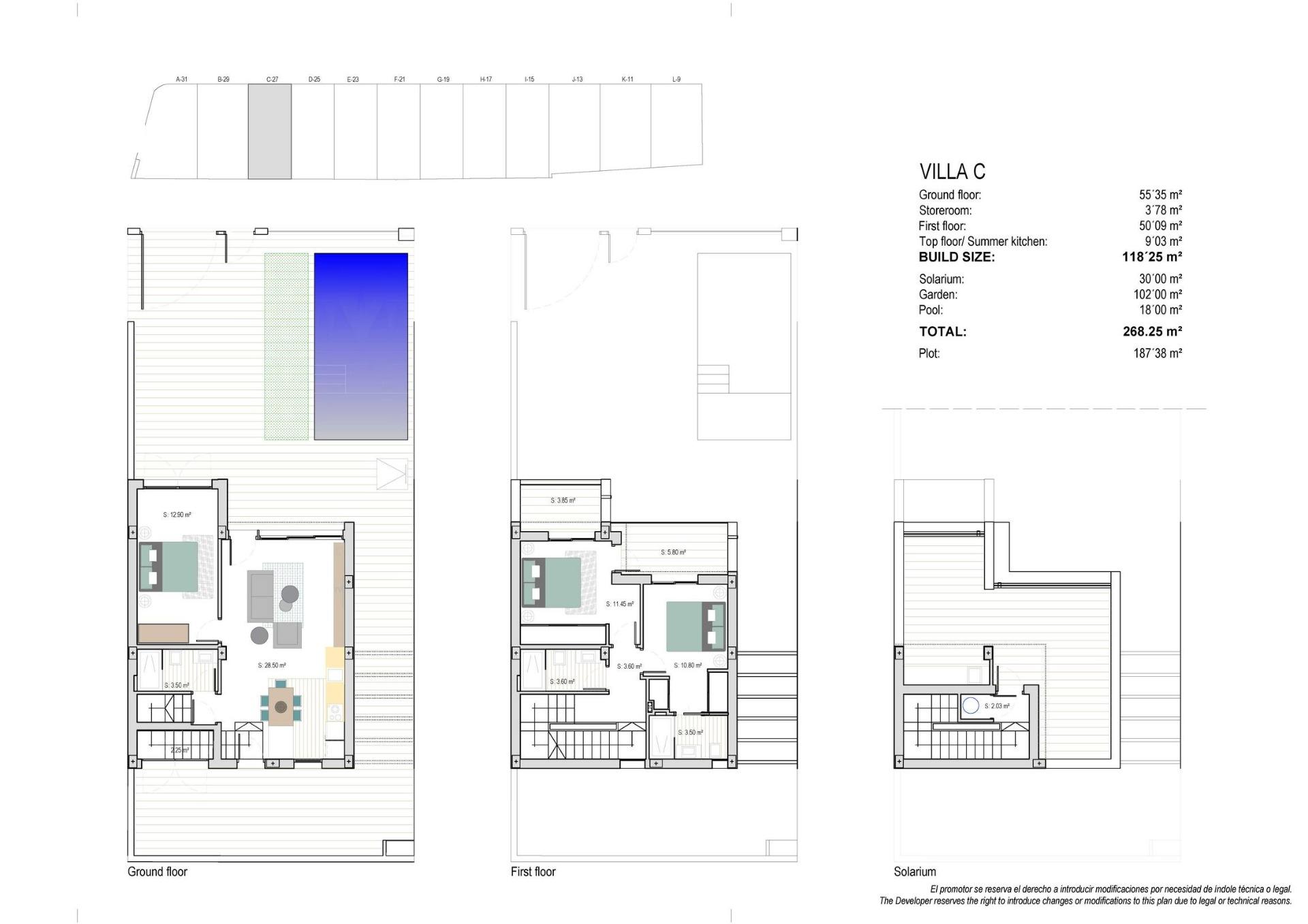 Villa en venta en Los Alcázares