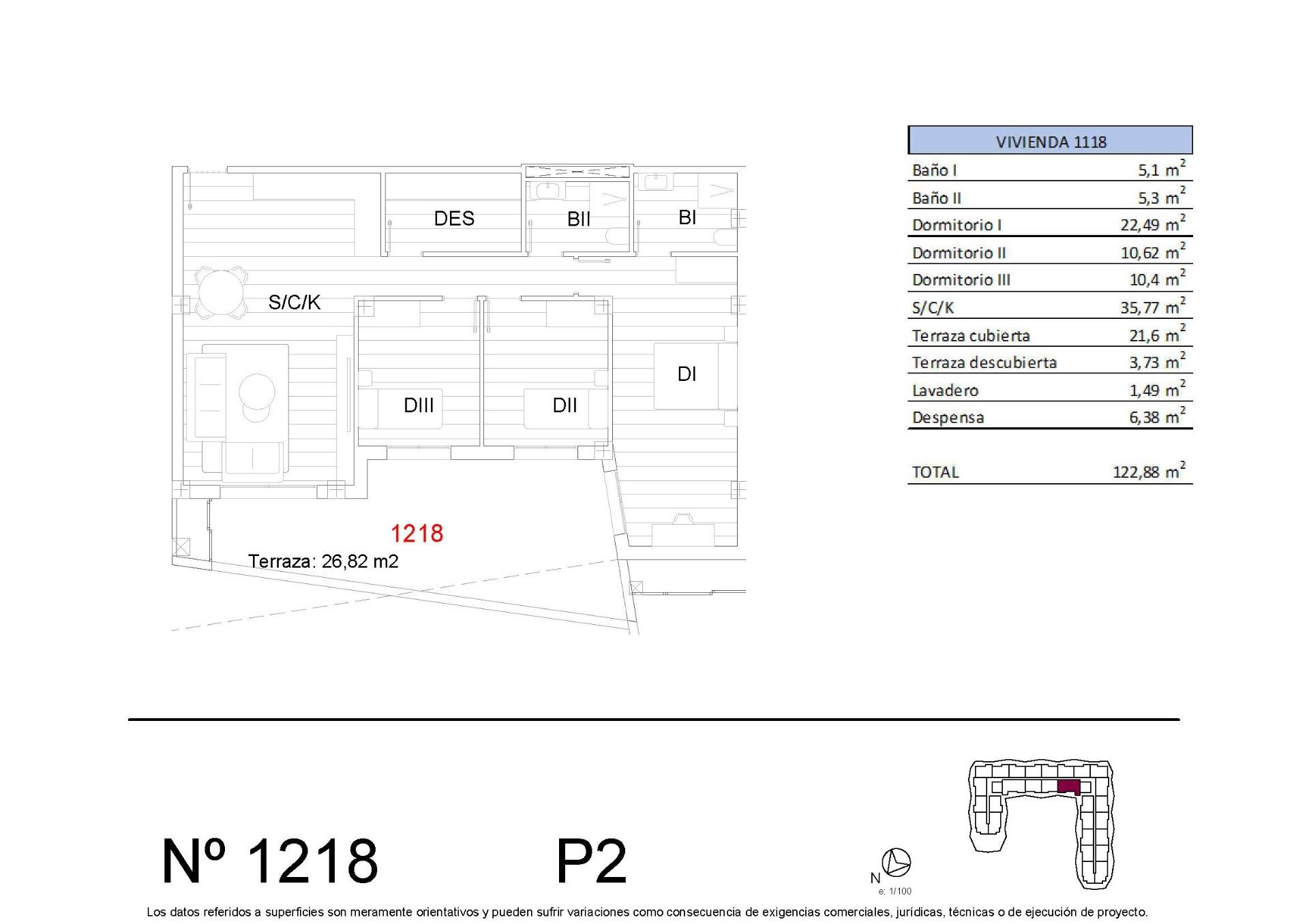 Appartement te koop in San Miguel de Salinas